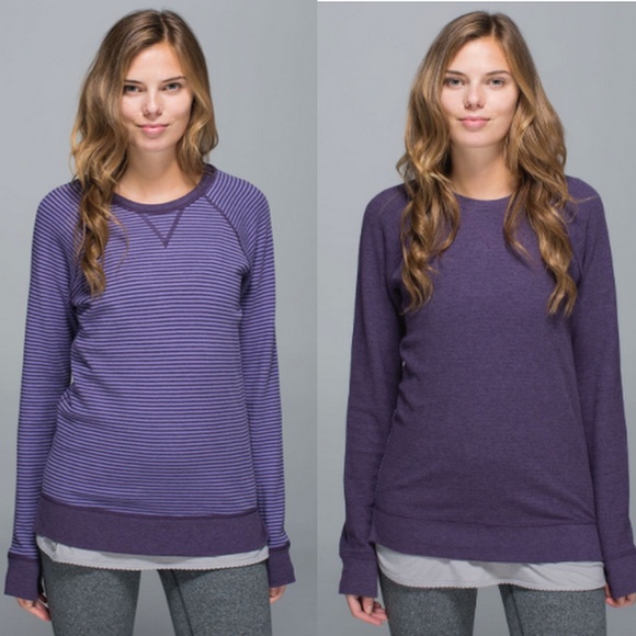 lululemon athletica Tops - Lululemon Open Your Heart Reversible Long Slv II